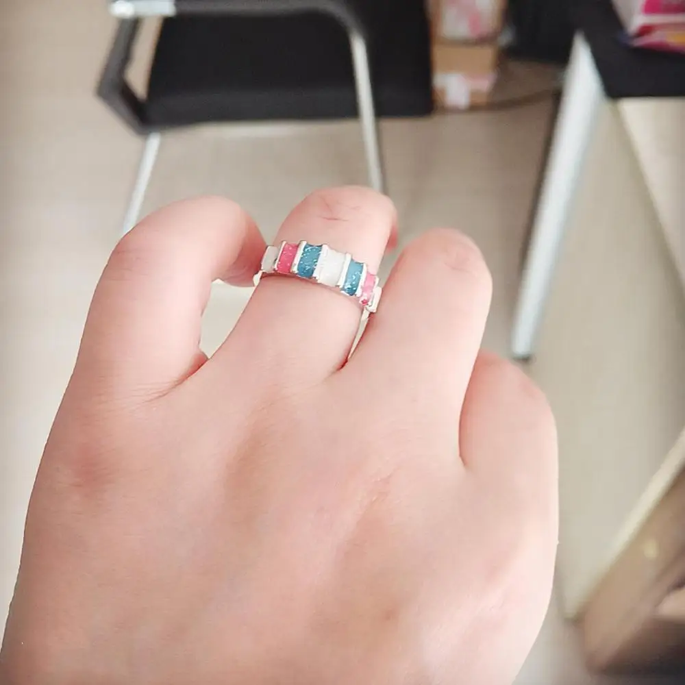 ZRHUA большая акция оптовая продажа модное разноцветное Радужное Серебряное