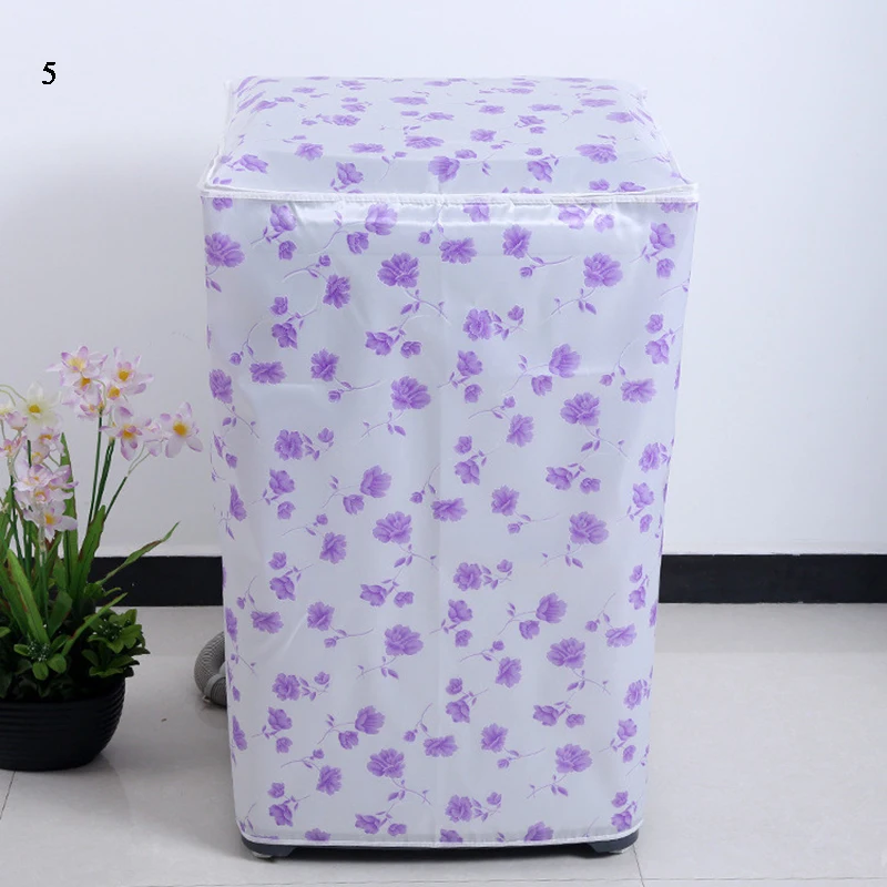 Washing Machine Cover Portable Dust Storage Bag Polyester Supplies Save Space Organizer Colorful Guard | Дом и сад