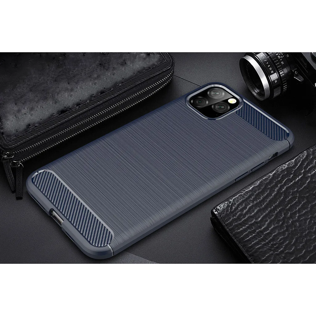 CARPRIE Phone Case For iPhone 11 Pro 5.8 Inch Brushed Rubber Shock absorb Soft TPU Cover Shock-proof Easy Access Thin | Мобильные