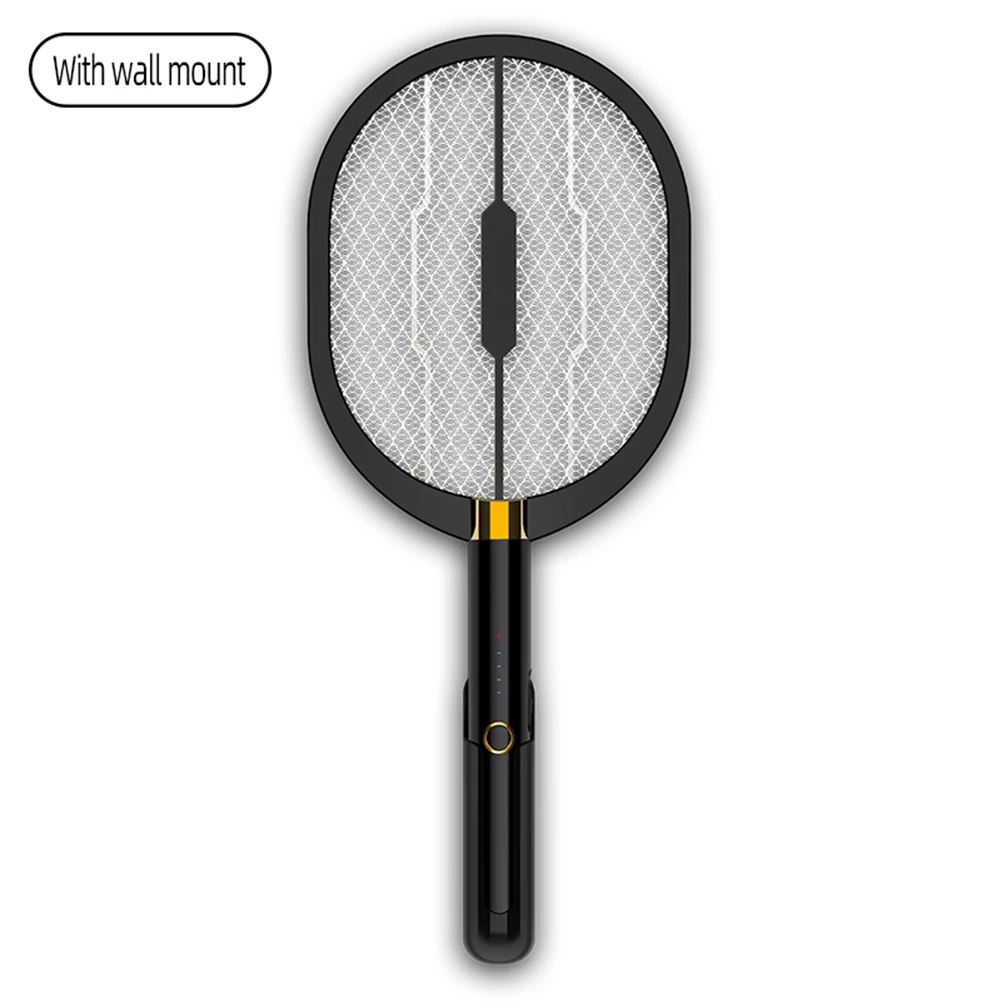 

USB Rechargeable Mosquito Insect Racket Trap 3 In 1 Home Electric Fly Bug Zapper Racket Portable Mosquitos Killer Pest Control