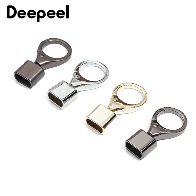 

Deepeel 5pcs 16*55mm Metal Hook Buckle Car Keychain Clasp Spring Ring Decorative Connection Hook Buckle DIY Hardware Accessories