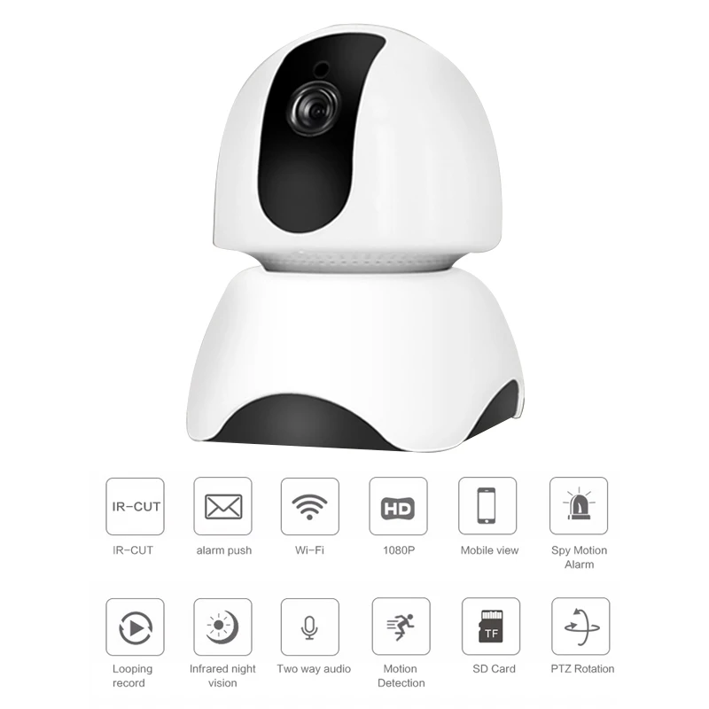 3D детектор движения 360 ° видеокамера Wifi камера для дома Babyphone камера|Камеры
