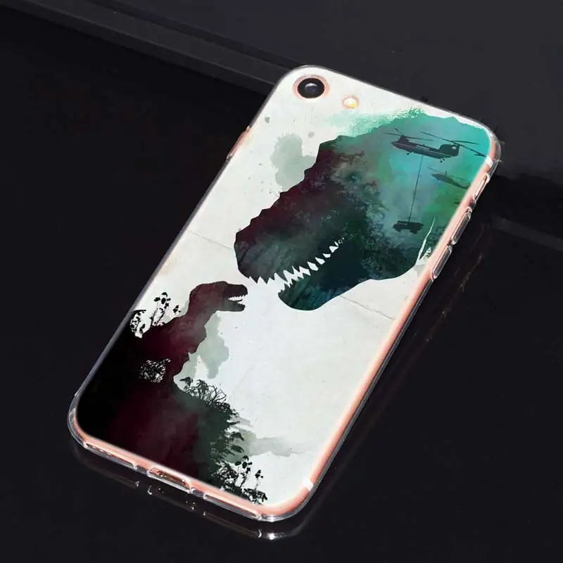 World Jurassic Park Case for Apple iPhone 14 13 12 Mini 11 Pro XS Max XR X 7 8 6 6S Plus Silicon Funda Phone Cover Coque Carcasa