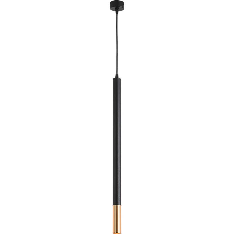 

Metal Pendant Light LED Modern Long Tube For Bedroom Livingroom Diningroom Minimalist Line Gold Adjustable Bedside Hanging Lamp