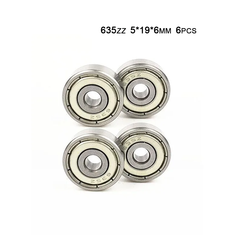 635 635ZZ 5*19*6 (мм) 10/20 шт подшипник высокого качества ABEC 1 подшипники металлические