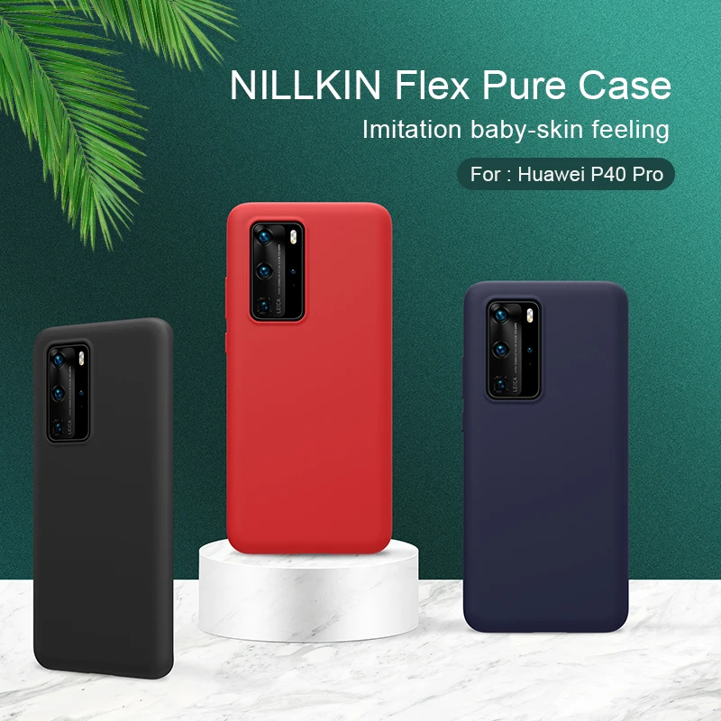 Для Huawei P30 чехол P40 Pro NILLKIN Flex чистый тонкий мягкий жидкий силиконовый резиновый