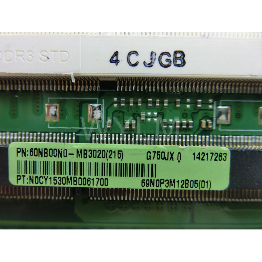 

G750JX With i7-4700HQ CPU 2D mainboard for ASUS G750J G750JX G750JW laptop motherboard 60NB00N0-MB3020 100% Tested free shipping