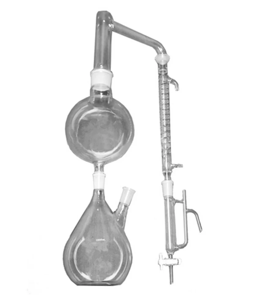 Новинка лабораторный аппарат для дистилляции эфирного масла объемом 2000 мл