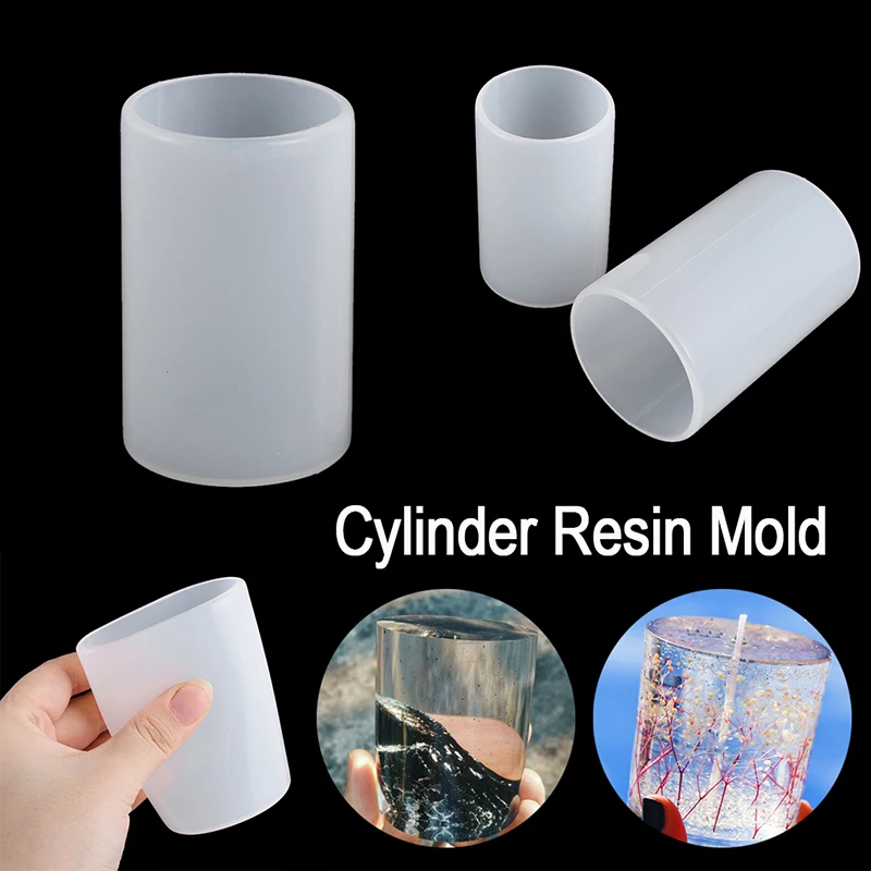 

1Pc Handmade Silicone Mold For Candle Wax Mold DIY Cylinder Home Jewelry Making Handmade Ornament DIY Soap Candle Mould 5 Size