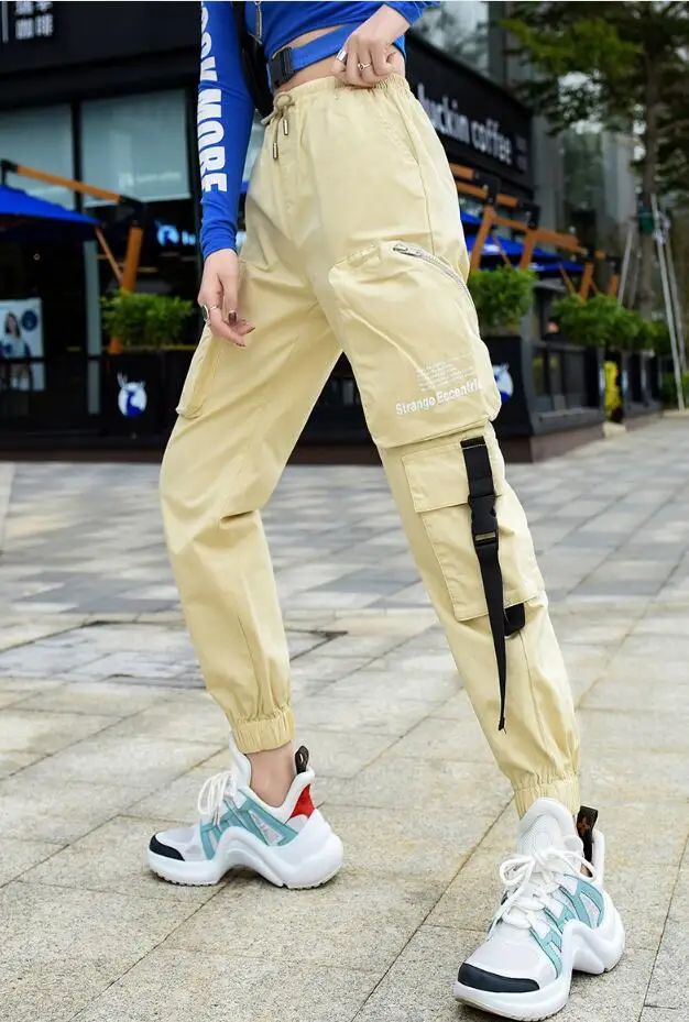 Women's waist elastic loose casual trousers | Женская одежда