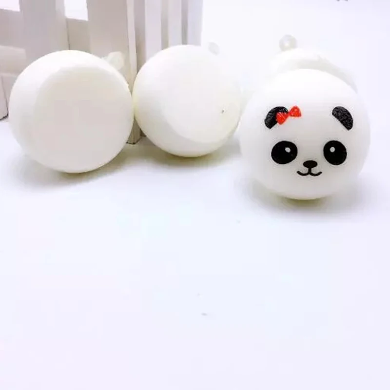 

Hot 4CM/7CM Panda Bun Stress Reliever Ball Slow Rising Stress Relief Toys Keychain Kids Toys MVI-ing