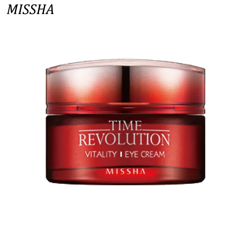 

Крем для области вокруг глаз MISSHA Time Revolution Vitality, увлажняющий антивозрастной крем для области вокруг глаз, от темных кругов и морщин, корейска...