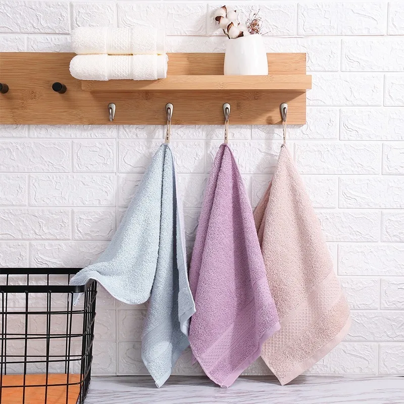

Hand Towel 1pcs 34x75cm Check Hand Towel Facial Care Bathroom Towel Sports Household Non-disposable Towel