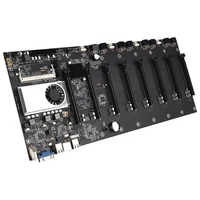 btc 37btc d37 miner motherboard cpu set 8 video card slot ddr3 memory integrated vga interface low power consumption