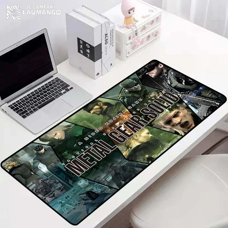 

Gaming Laptop Metal Gear Solid Computer Mousepad Gamer Rug Pc Accessories Desk Mat Cute Mouse Pad Speed Mausepad Carpet Keyboard