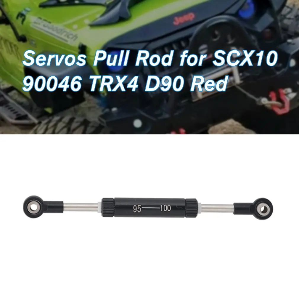 Регулируемая длина сервопривода тяга рулевой рычаг для 1/10 RC Гусеничный SCX10 90046 TRX4