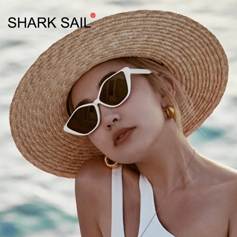 Винтажные Солнцезащитные очки SHARK SAIL женские солнцезащитные кошачий глаз