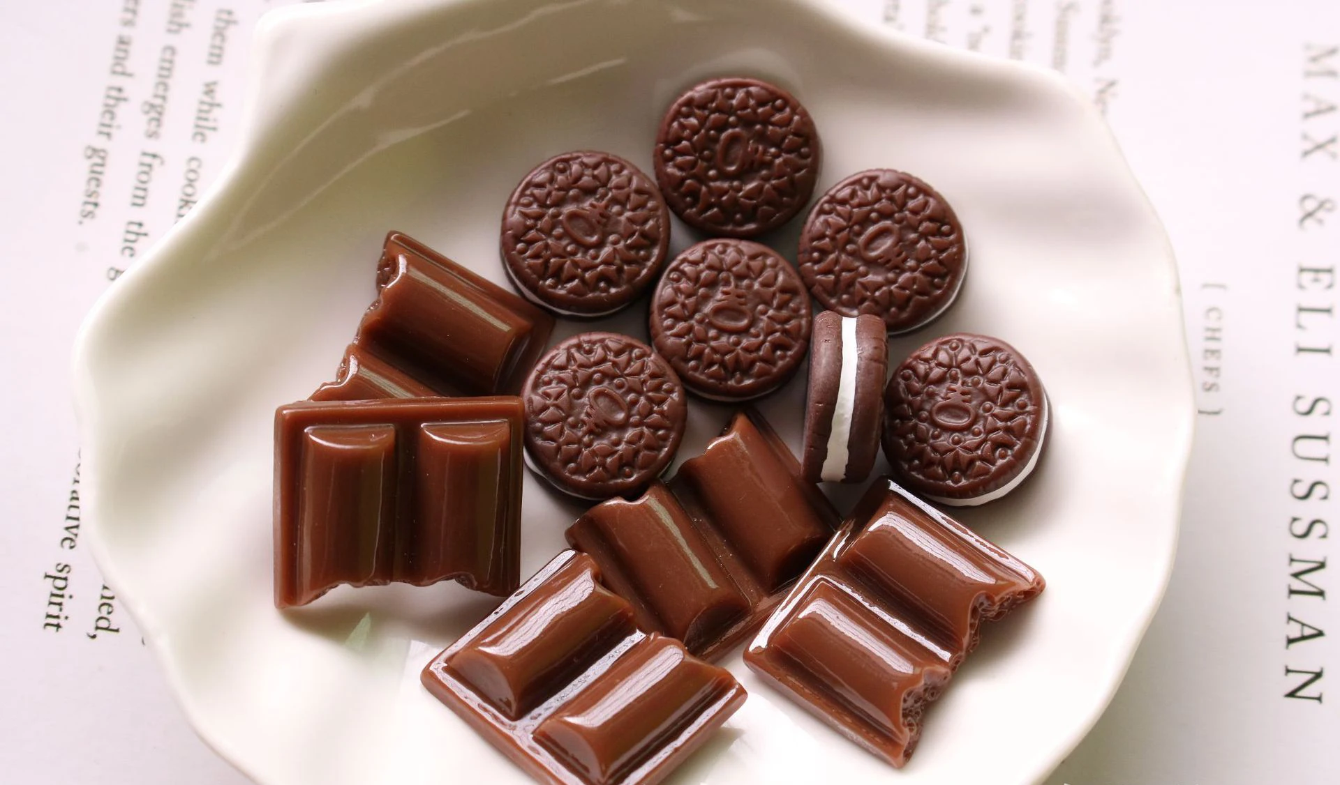 3 шт. подвески слаймы для печенья OREO клейкие аксессуары бусин принадлежности