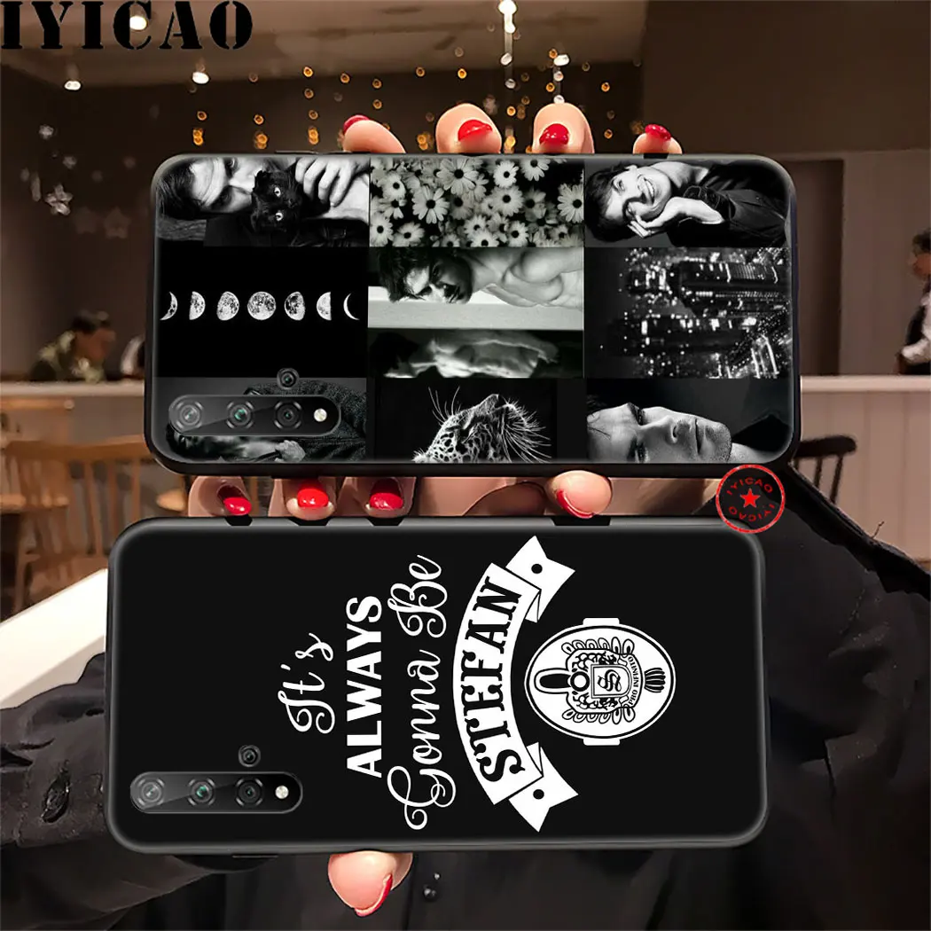 Мягкий силиконовый чехол Дневники вампира IYICAO для Honor View 20 8C 8X 8 9 10 Lite 6A 7C 7X 7A 9X Pro Note