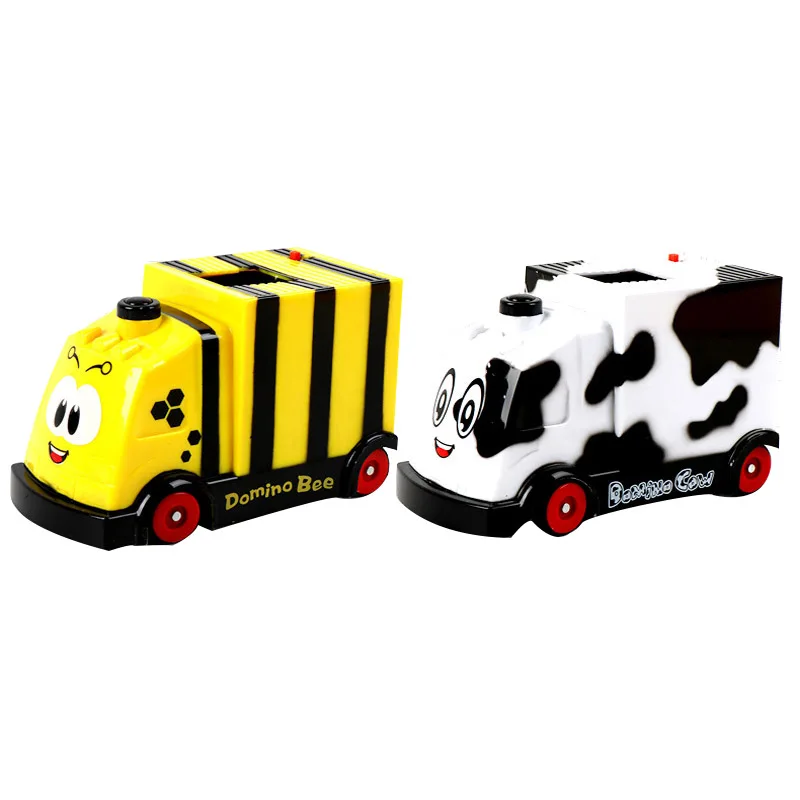 104 шт поезд электрический домино модель автомобиля автоматическая установка