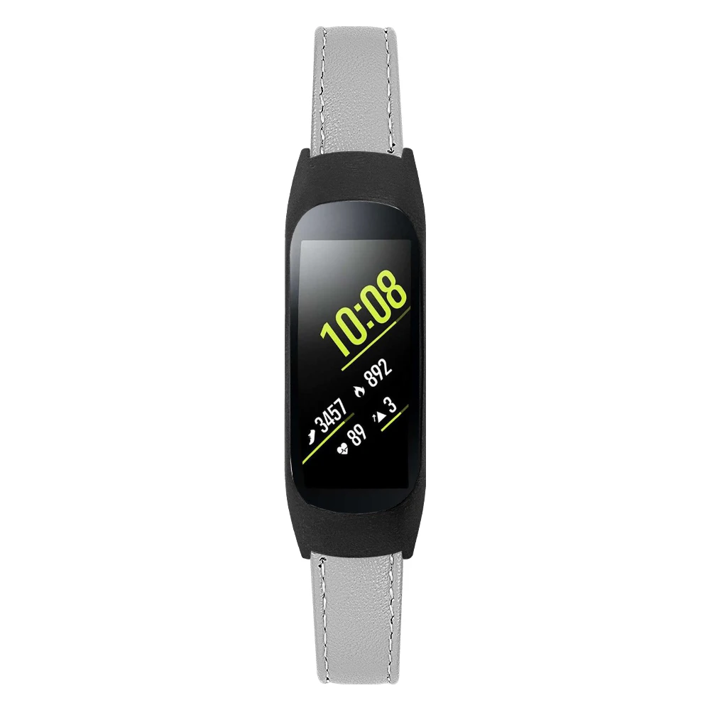 Подлинный классический кожаный ремешок для samsung galaxy fit-e SM-R375 ремешок с чехлом с пряжкой Шестерня классические ремешки бизнес-часы