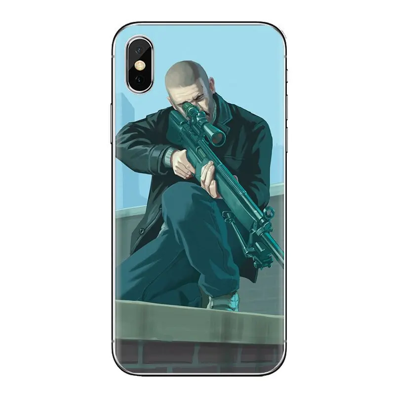 Для iPod Touch Apple iPhone 4 4s 5 5S SE 5C 6 6S 7 8 X XR XS Plus MAX прозрачные ТПУ чехлы накладки Grand Theft Auto V