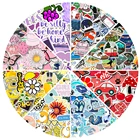 50 шт в наборе, милые Vsco INS Стиль наклейки ноутбук телефон скейтборд с граффити Чемодан чемодан эстетическое наклейки с персонажами из мультфильмов игрушка в подарок