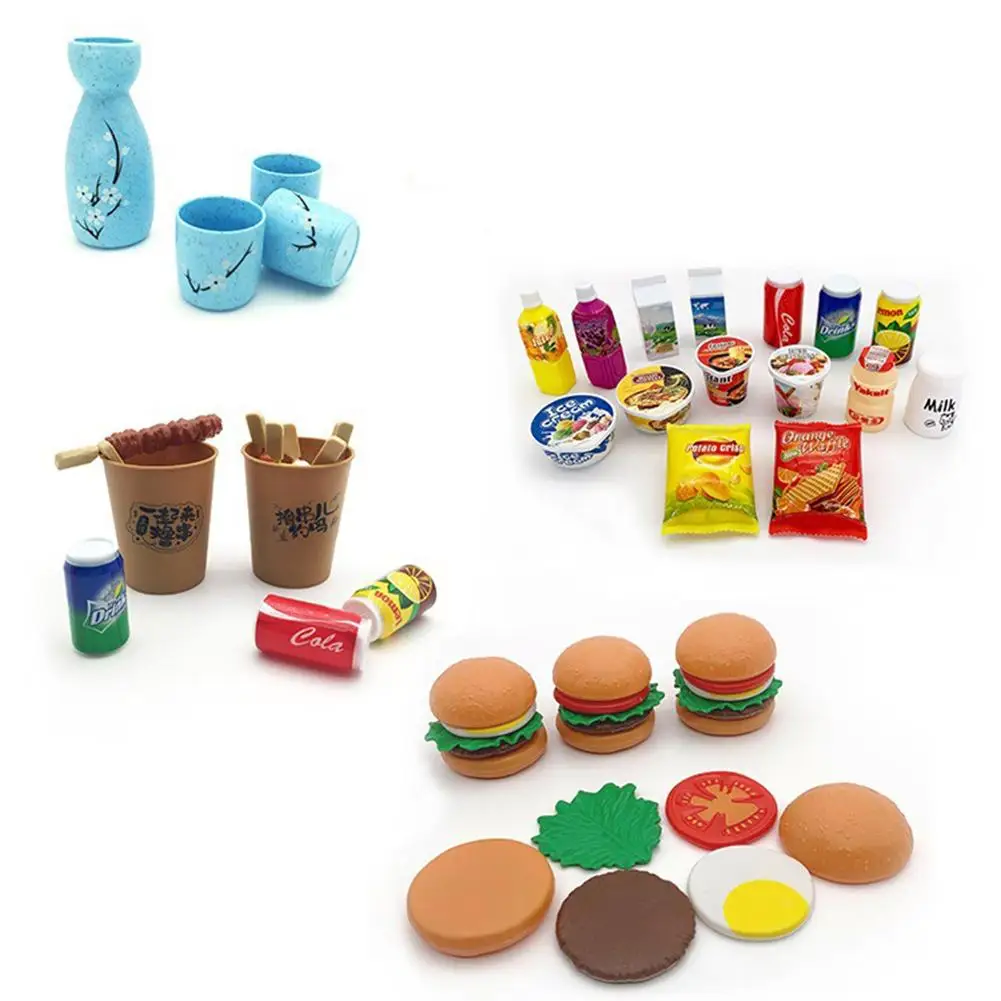 

Игрушка для раннего развития в детском саду, набор игрушек для кухни, ресторана, ролевая имитация, пластиковая игрушка для детей