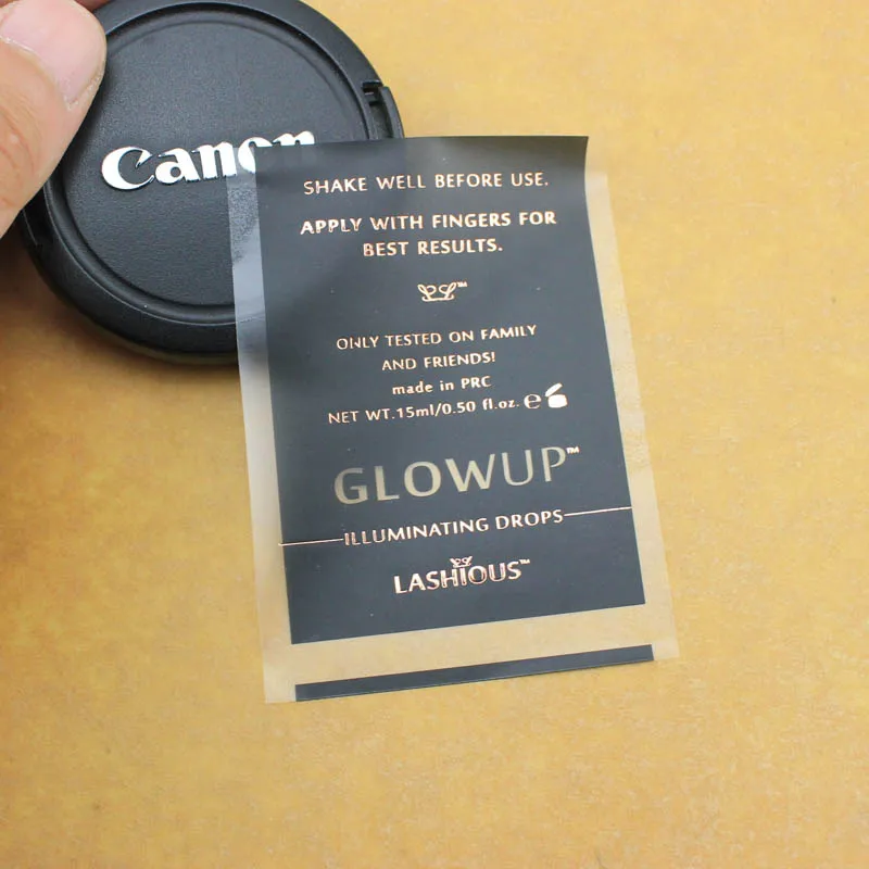 Самоклеящиеся водонепроницаемые этикетки с информацией о питании для упаковки