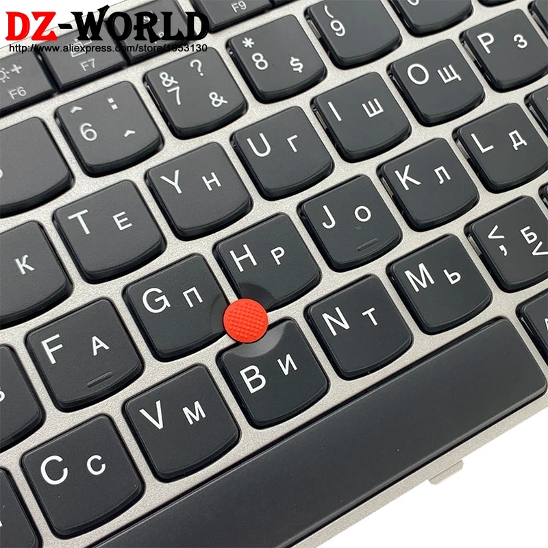Новая Оригинальная русская Серебристая клавиатура с русской раскладкой и
