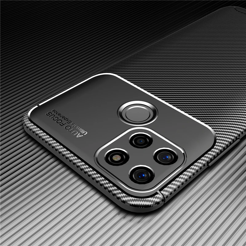 for oppo realme 7i global version case silicone carbon fiber shockproof cover for oppo realme 7i case for realme 7i global 6 5 free global shipping