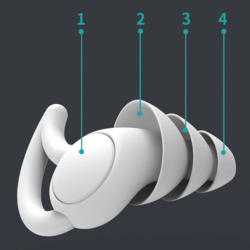 Водонепроницаемые подводные наушники силиконовые беруши для студентов сна с