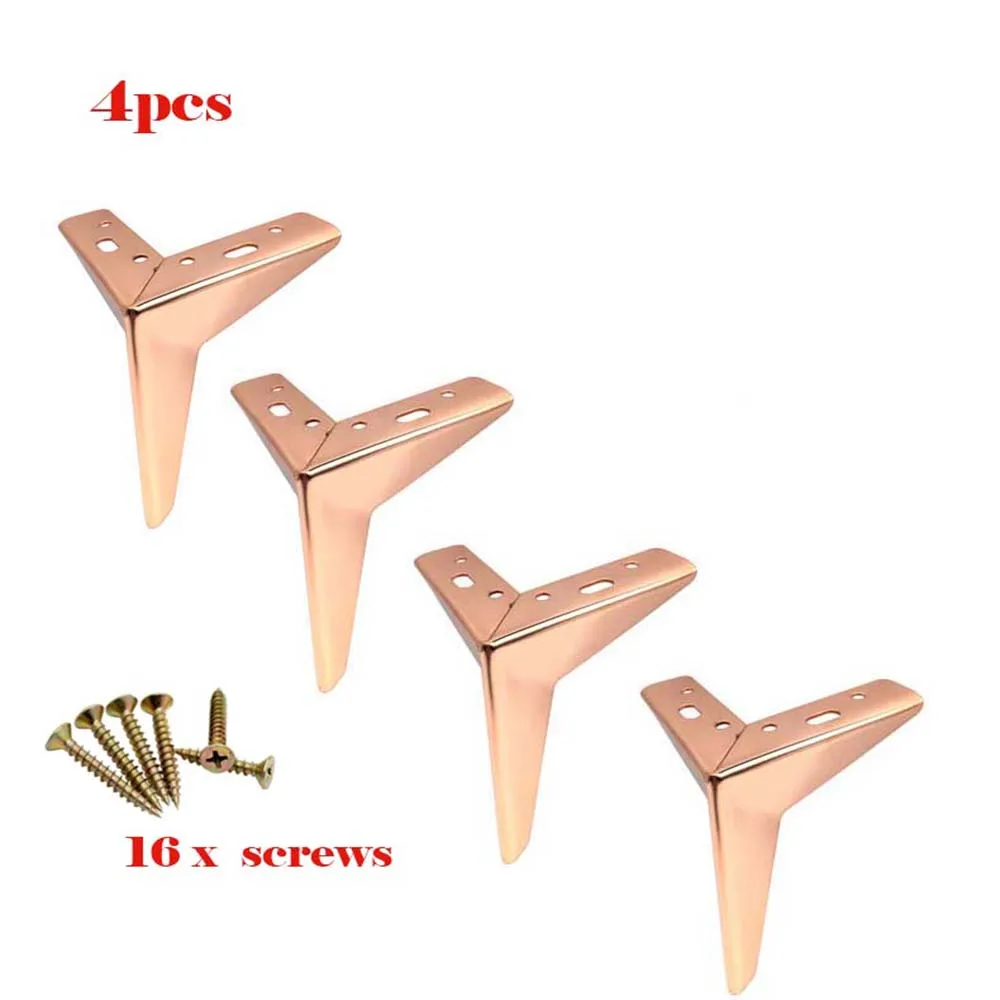 Luxury Cabinet Foot Metal Sofa TV Legs TeaTable Electroplating Support Furniture Hardware Accessories |