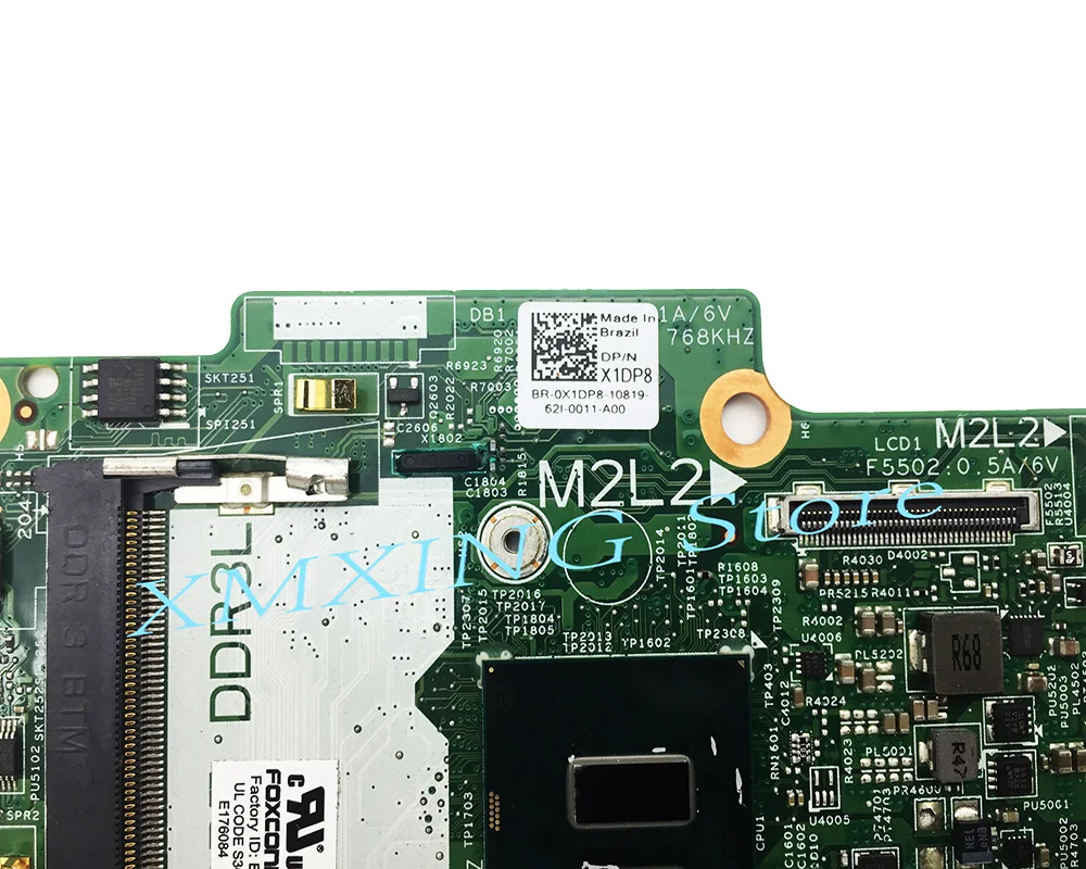 FULCOL для DELL INSPIRON 7359 материнская плата ноутбука I7-6500U CPU CN-0H8C9M 0H8C9M H8C9M CN-0X1DP8 0X1DP8 X1DP8