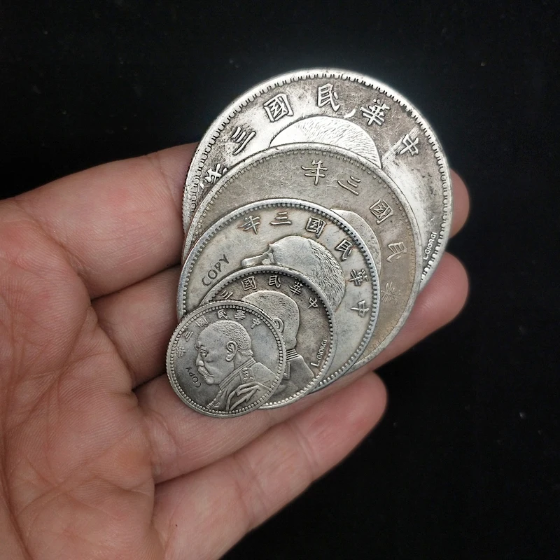 5 шт. набор полных монет Горячая продажа китайская антикварная имитация