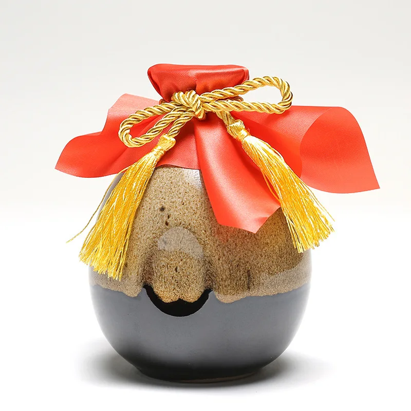 500 мл сак винный горшок подогреватель ликера бытовая керамическая бутылка посуда