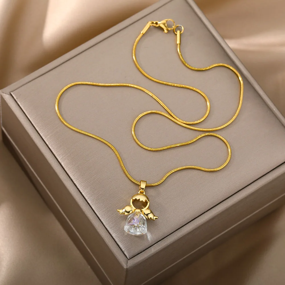 Цепочка с подвеской в виде цветка розы для женщин готическое ожерелье из