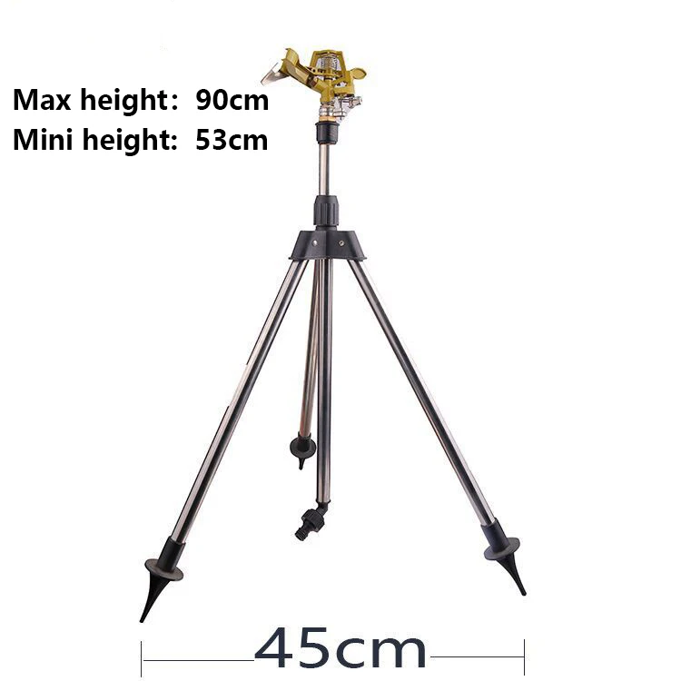 

Lawn Sprinkler Garden Plant Watering Tripod Water Sprinklers For Garden Lawn Yard 360 Degree Rotating Gardening Tool Lawn Spray