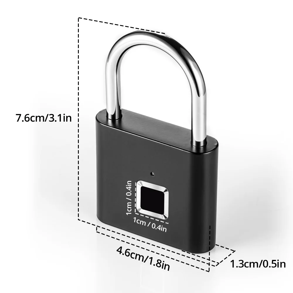YSECU, отпечаток пальца, умный замок, USB зарядка, дверной замок, цинковый сплав, металл, портативный, Противоугонный, отпечаток пальца, замок для чемодана, сумка