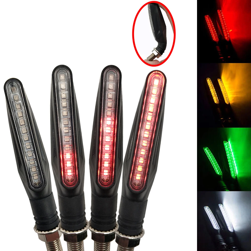 Универсальный мотоцикл светодиодный поворотник светильник индикатор мигалкой