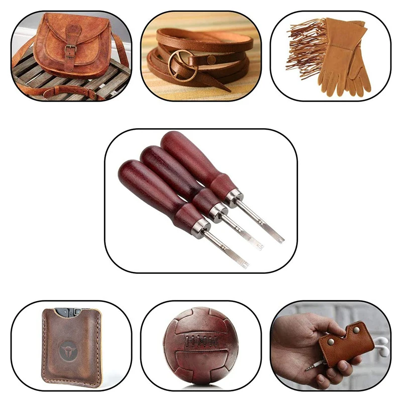 Новинка-3 шт. кожаный кромкорезчик Сделай Сам Кожа ремесло резка скошенная кожа