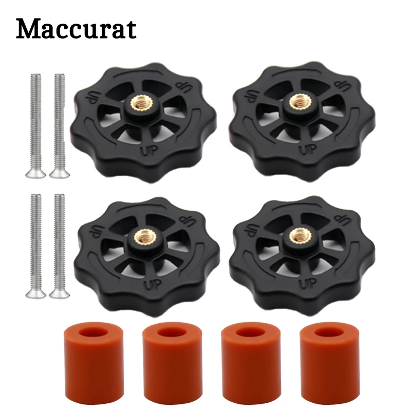 4PCS M3/M4 Screws Nuts Heat Bed Leveling Spring Knob Parts 3D Printers Print Platform Screw Calibration Accessories For Ender3