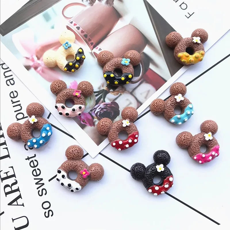 6 шт./лот шоколадный пончик полимерные слизи добавки Lizun моделирование глина DIY