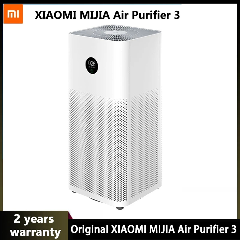 

Оригинальный очиститель воздуха XIAOMI MIJIA 3, стерилизатор с добавкой для удаления формальдегида, очистка, OLED-дисплей, HEPA-фильтр, умное управлен...