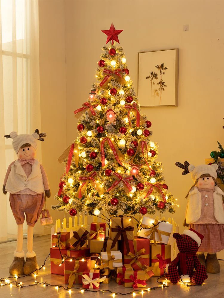

Large Encrypted Christmas Tree Set New Year Luxury 1.2m 1.5m Artificial Christmas Tree Family Party Navidad Home Decoration 50