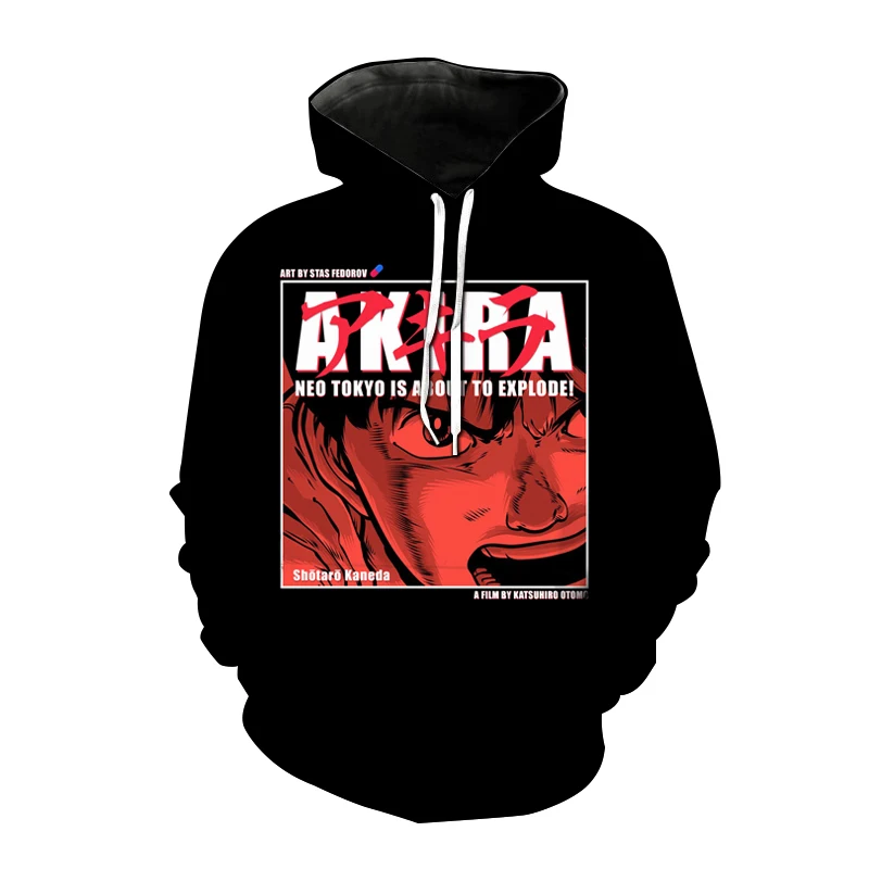 

Trendy Akira 3D Printed Hoodies Anime Cosplay Sweatshirt Men Women Casual Fashion Oversized Hoodie Hip Hop Pullover Unisex Coats