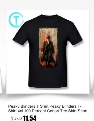 Футболка Peaky Blinders, футболка Peaky Blinders, футболка с графикой, 100 хлопок, футболка с коротким рукавом, 6xl, Мужская модная Милая футболка