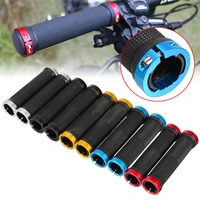 1 pair bicycle handlebar grips cover mtb mountain bicycle handlebar grips lock on fixed gear rubber bike grips cycling parts
