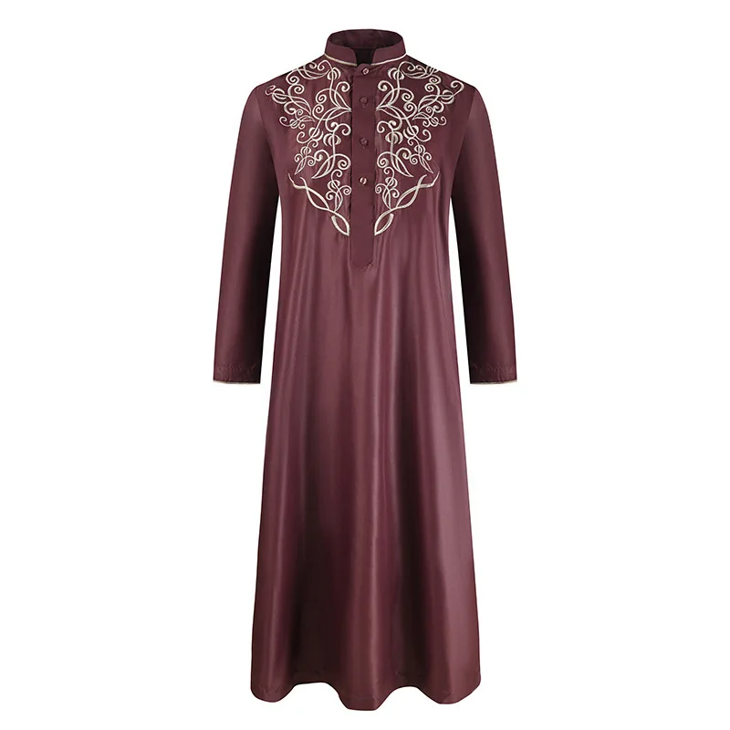 

Ramadan Muslim Men Jubba Thobe Islamic Mens Moroccan Kaftan Long Robe Saudi Arabic Musulman Abaya Caftan Jubah Dubai Arab Dress