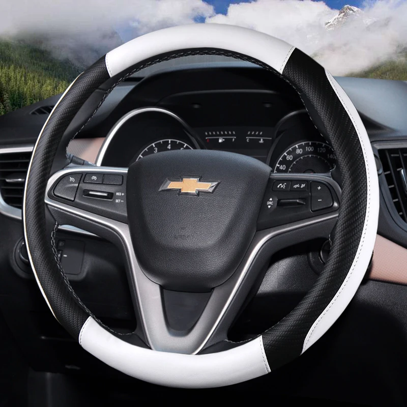 

Car Steering Wheel Cover Multi-Color Faux-leather Auto Steering Wheel sleeve Automotive Interior Cars Steer Wheel Protective